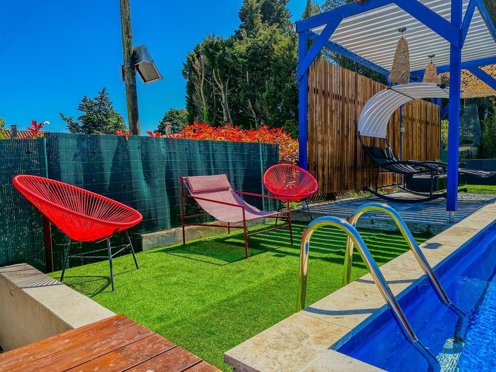 Loft Modern Avec Jardin Piscine Et Pool House Villa Lavalette Exterior foto